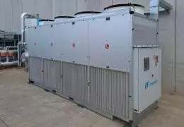 Chiller for turnkey refrigeration plant