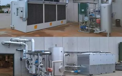 Componenti di unComponenti di un impianto di refrigerazione industriale chiavi in mano impianto di refrigerazione industriale