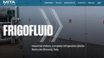 Refrigerazione Industriale Frigofluid sul Nuovo Sito di MITA Group